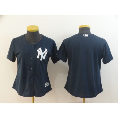 686331454d6d1_1 Women's New York Yankees Navy Blank Cool Base Stitched MLB Jersey(Run Small)