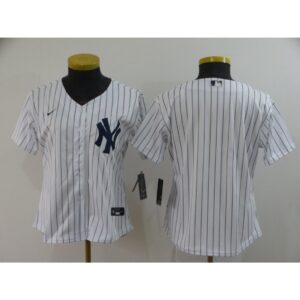 6863314c8a43e_1 Women's New York Yankees Blank White Cool Base Stitched Jersey(Run Small)