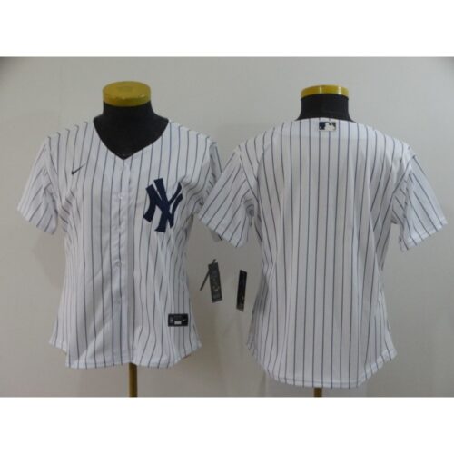 6863314c8a43e_1 Women's New York Yankees Blank White Cool Base Stitched Jersey(Run Small)
