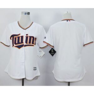 6863315dcec76_1 Twins Blank White Home Women's Stitched MLB Jersey
