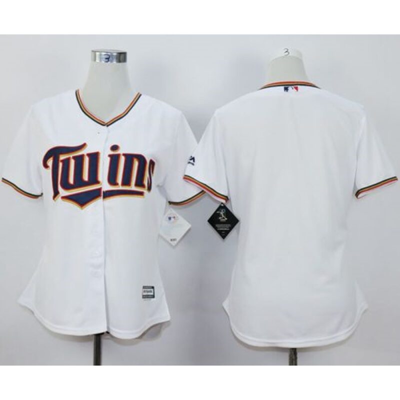 6863315dcec76_1 Twins Blank White Home Women's Stitched MLB Jersey