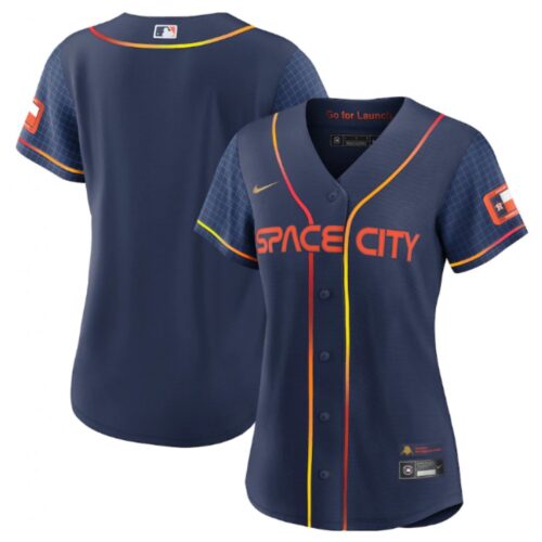 68633192863a0_1 Women's Houston Astros Blank 2022 Navy City Connect Stitched Jersey(Run Small)