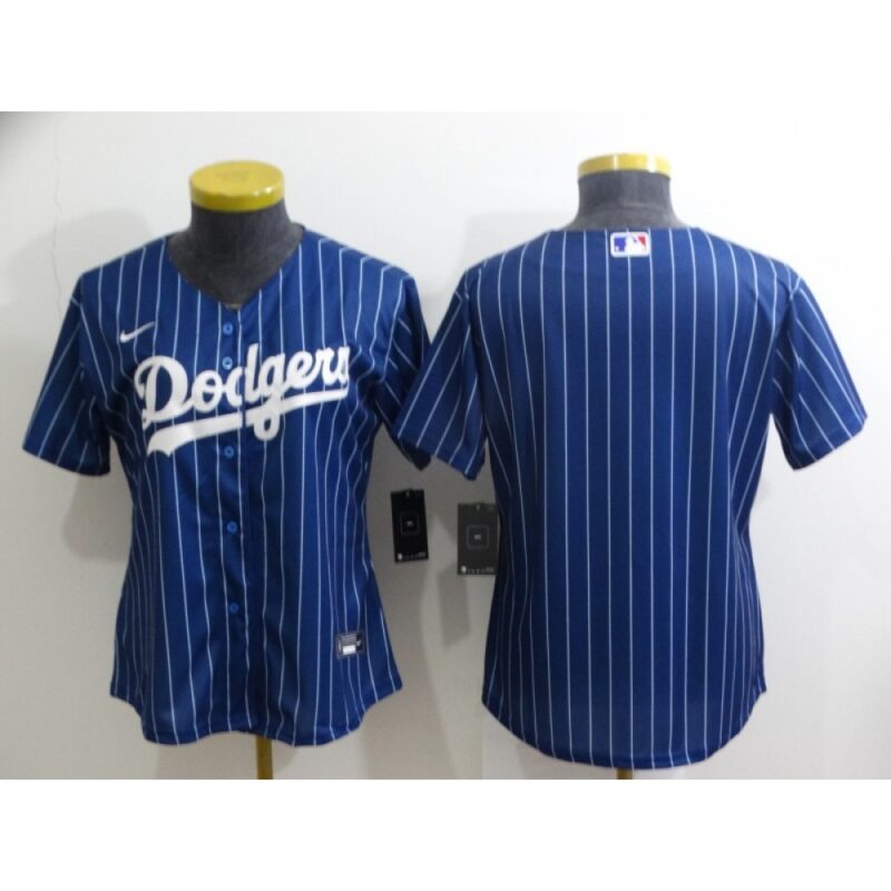 686331daa56fe_1 Women's Los Angeles Dodgers Blank Blue Stitched Baseball Jersey(Run Small)