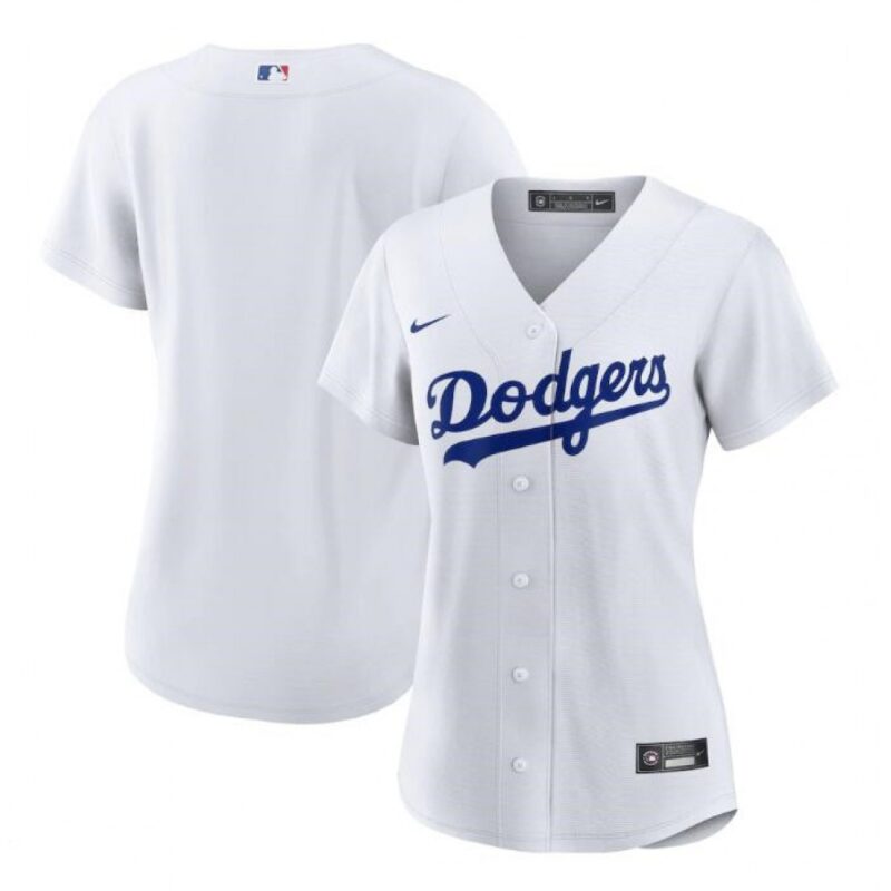 686331f2ab597_1 Women's Los Angeles Dodgers Blank White Stitched Baseball Jersey(Run Small)