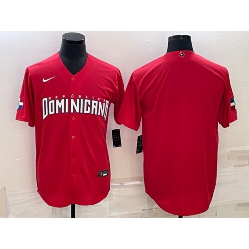 68633286030ff_1 Men's Dominican Republic Baseball Blank 2023 Red World Baseball Classic Stitched Jersey