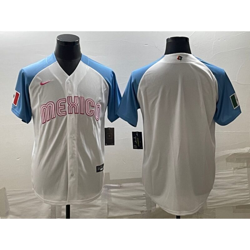 686332ec2ce00_1 Men's Mexico Baseball Blank 2023 White Blue World Baseball Classic Stitched Jersey