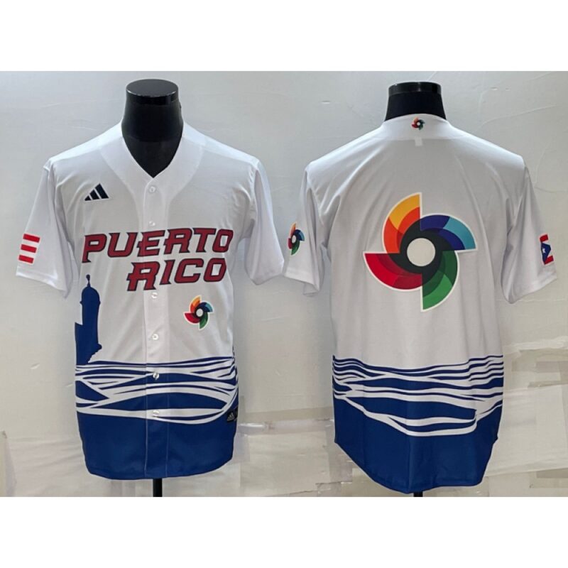 686333140bb43_1 Men's Puerto Rico Baseball 2023 White World Baseball Big Logo With Patch Classic Stitched Jersey