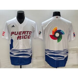 686333172da54_1 Men's Puerto Rico Baseball 2023 White World Baseball Big Logo With Patch Classic Stitched Jersey