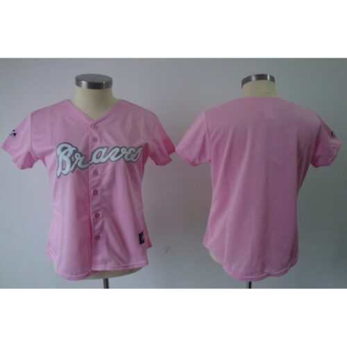 6863332b80d60_1 Braves Blank Pink Women's Fashion Stitched MLB Jersey