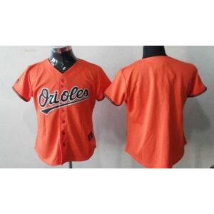 68633347d9b1b_1 Orioles Blank Orange Women's Fashion Stitched MLB Jersey
