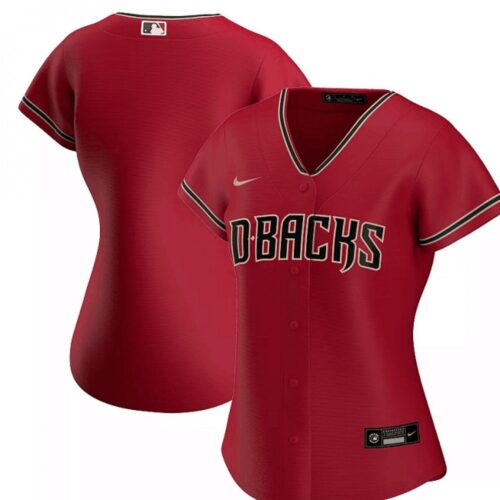 686333538d0b2_1 Women's Arizona Diamondbacks Blank Red Cool Base Stitched Baseball Jersey(Run Small)