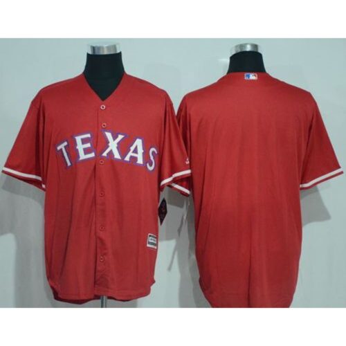 686333ced3dd4_1 Rangers Blank Red New Cool Base Stitched MLB Jersey