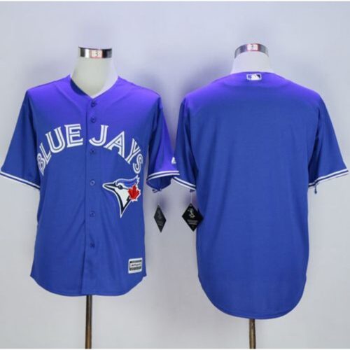 6863344c5aa7d_1 Blue Jays Blank Blue New Cool Base Stitched MLB Jersey