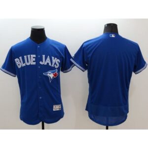 68633459487af_1 Blue Jays Blank Blue Flexbase Authentic Collection Stitched MLB Jersey