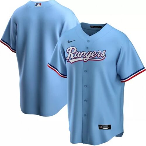 6863346faafd2_1 Men's Texas Rangers Blank Light Blue Stitched Baseball Jersey