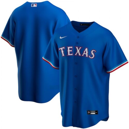 6863347239162_1 Men's Texas Rangers Blank Blue Stitched MLB Jersey