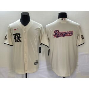 6863347f324e3_1 Men's Texas Rangers Cream Team Big Logo 2023 City Connect Cool Base Stitched Baseball Jersey