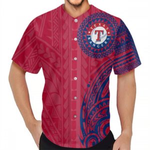 6863349085db7_1 Men's Texas Rangers Red Baseball Jersey