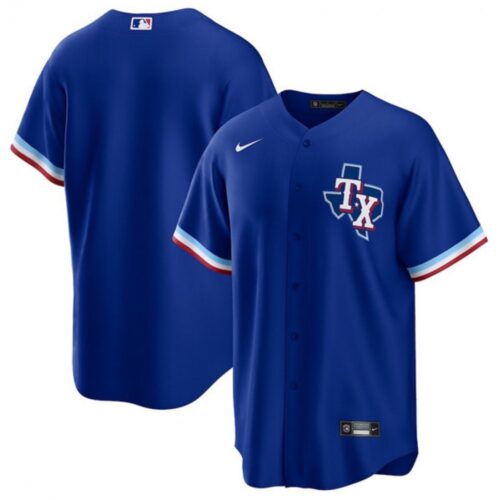 686334b353651_1 Men's Texas Rangers Blank Royal Stitched Baseball Jersey