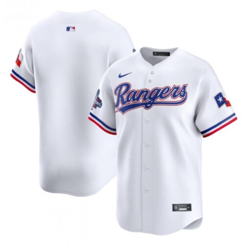 686334c983585_1 Men's Texas Rangers Blank White 2023 World Series Champions Stitched Baseball Jersey