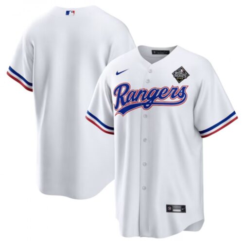 686334cbd92ad_1 Men's Texas Rangers Blank White 2023 World Series Stitched Baseball Jersey