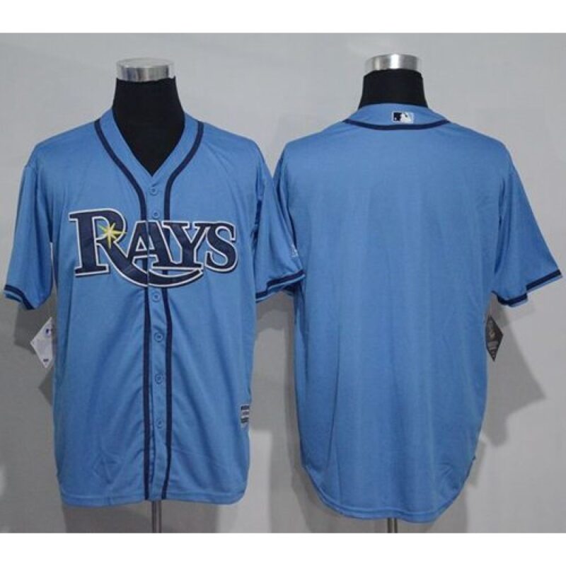 686334dfad039_1 Rays Blank Light Blue New Cool Base Stitched MLB Jersey