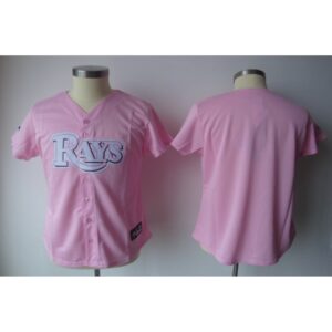 686334ebcd55a_1 Rays Blank Pink Lady Fashion Stitched MLB Jersey