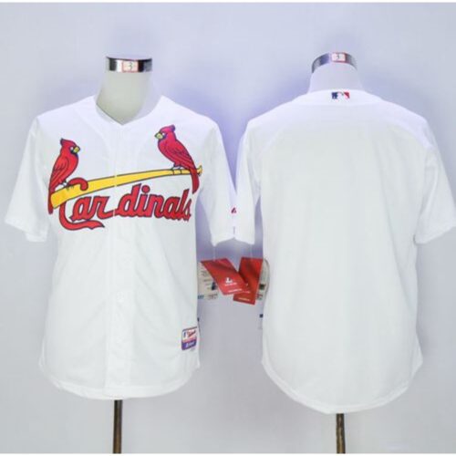 686334f8b8551_1 Cardinals Blank White Cool Base Stitched MLB Jersey