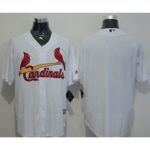 686334fb245d8_1 Cardinals Blank White New Cool Base Stitched MLB Jersey