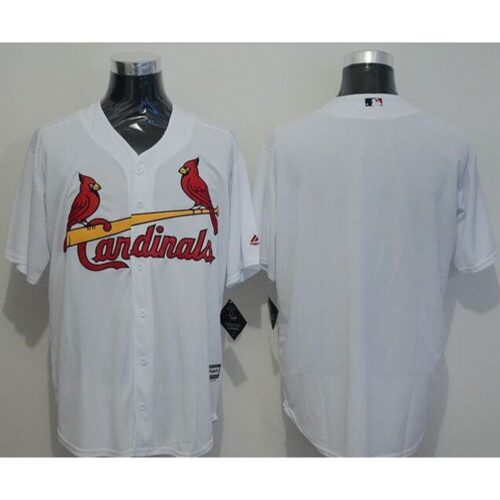 686334fb245d8_1 Cardinals Blank White New Cool Base Stitched MLB Jersey