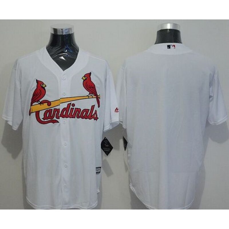 686334fb245d8_1 Cardinals Blank White New Cool Base Stitched MLB Jersey