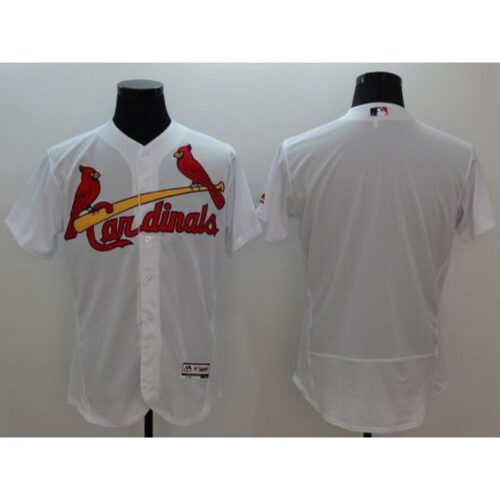 686335078665a_1 Cardinals Blank White Flexbase Authentic Collection Stitched MLB Jersey