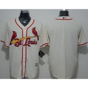 68633509d7b2f_1 Cardinals Blank Cream New Cool Base Stitched MLB Jersey