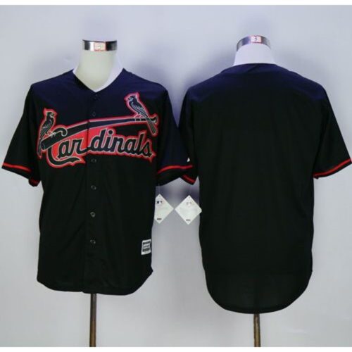 6863350ef03db_1 Cardinals Blank Black New Cool Base Fashion Stitched MLB Jersey