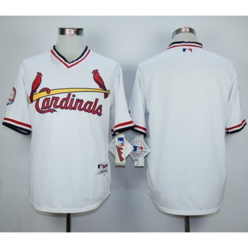 6863351962b2a_1 Cardinals Blank White 1982 Turn Back The Clock Stitched MLB Jersey