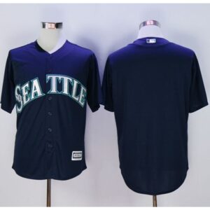 68633590688cb_1 Mariners Blank Navy blue New Cool Base Stitched MLB Jersey