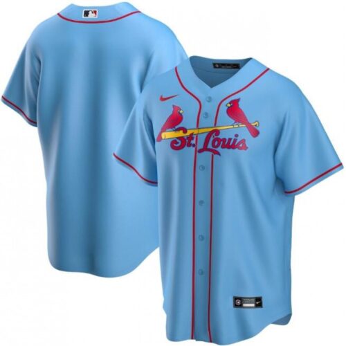 686335aba1ea5_1 Men's St. Louis Cardinals Blank Blue Cool Base Stitched Jersey