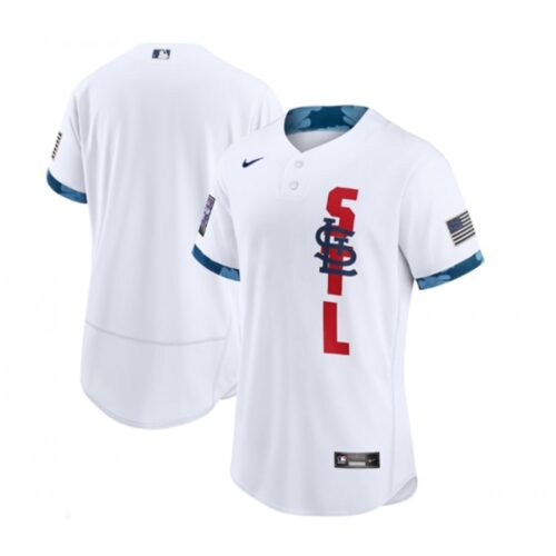 686335cc4345d_1 Men's St. Louis Cardinals Blank 2021 White All-Star Flex Base Stitched MLB Jersey
