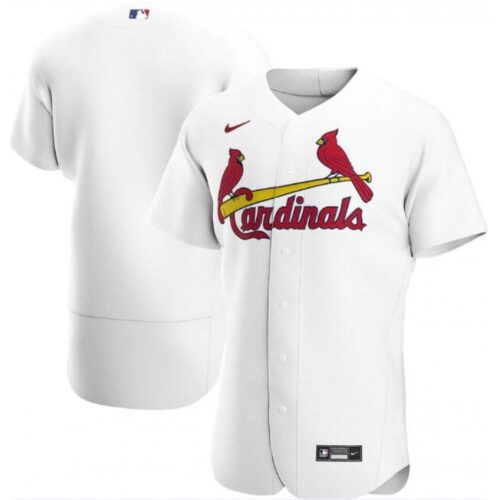 686335ce850c1_1 Men's St. Louis Cardinals Blank White Flex Base Stitched Jersey