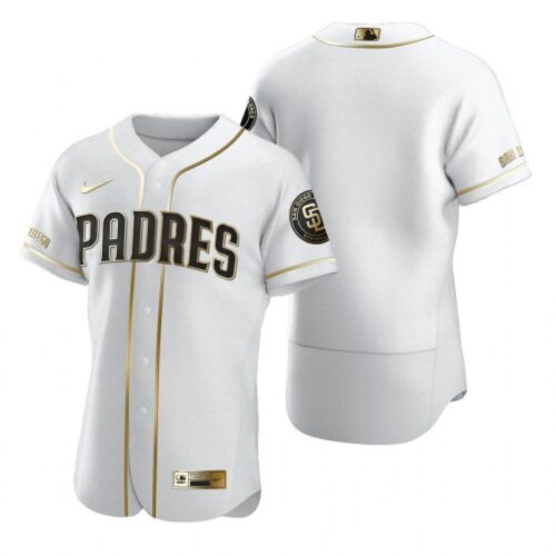 686335e4cb908_1 Men's San Diego Padres Blank 2020 White Golden Flex Base Stitched MLB Jersey