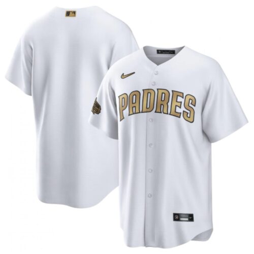 68633600a33c0_1 Men's San Diego Padres Blank 2022 All-Star White Cool Base Stitched Baseball Jersey