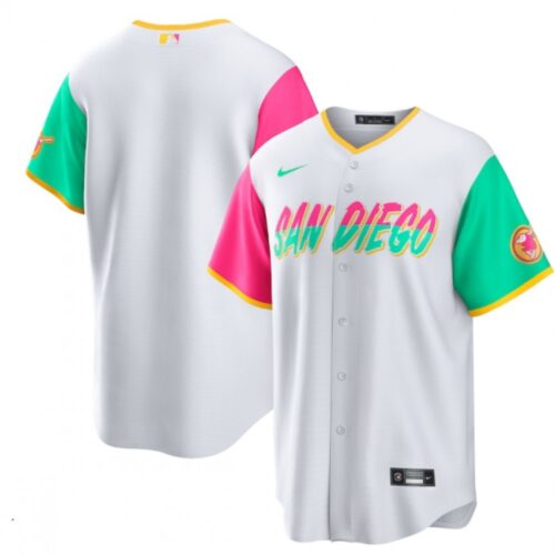 6863360594e20_1 Men's San Diego Padres Blank 2022 White City Connect Cool Base Stitched Jersey