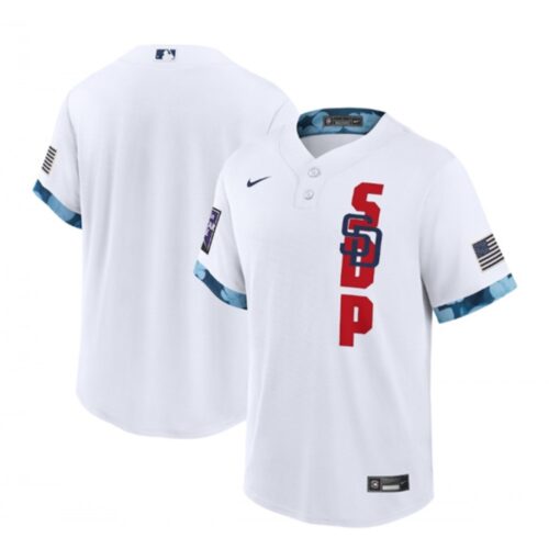 6863360a57721_1 Men's San Diego Padres Blank 2021 White All-Star Cool Base Stitched MLB Jersey
