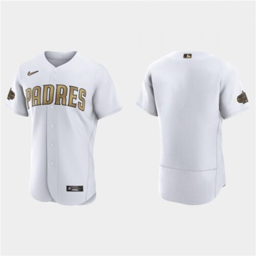 6863360f372b1_1 Men's San Diego Padres Blank 2022 All-Star White Flex Base Stitched Baseball Jersey