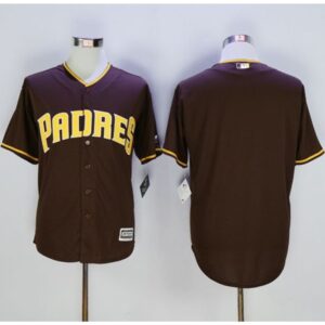 68633618f070f_1 Padres Blank Brown New Cool Base Stitched MLB Jersey