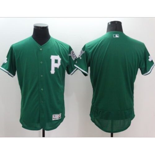 686336e4a997b_1 Pirates Blank Green Celtic Flexbase Authentic Collection Stitched MLB Jersey