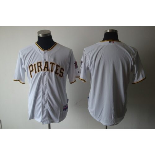 686336f635898_1 Pirates Blank White Cool Base Stitched MLB Jersey