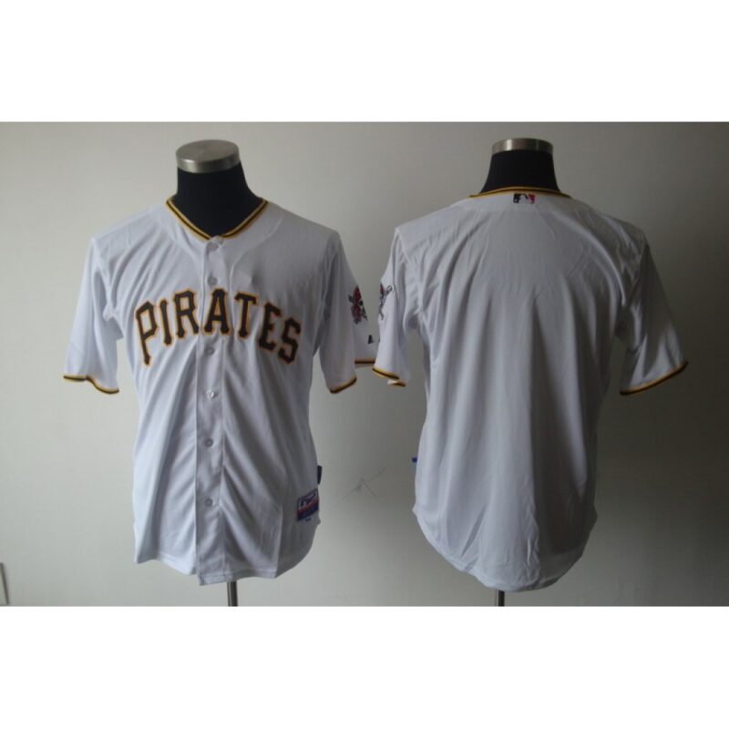 686336f635898_1 Pirates Blank White Cool Base Stitched MLB Jersey