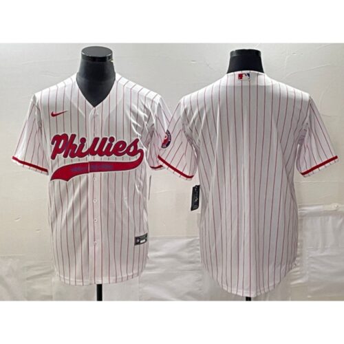 686337259cb02_1 Men's Philadelphia Phillies Blank White Cool Base Stitched Baseball Jersey