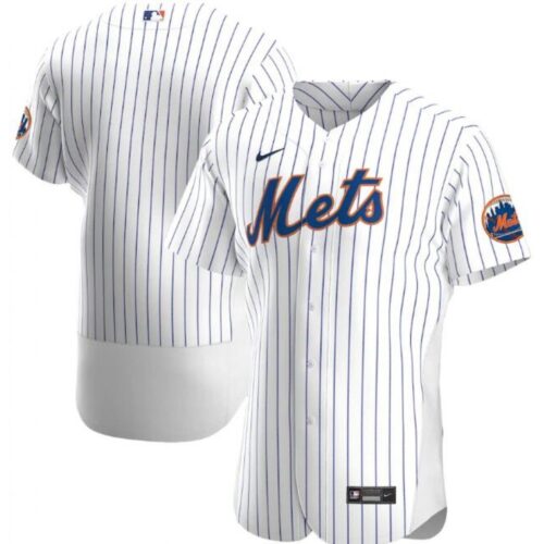686337b174b45_1 Men's New York Mets Blank White Flex Base Stitched Jersey